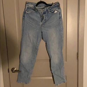 H&M &denim High Waisted Mom Jeans